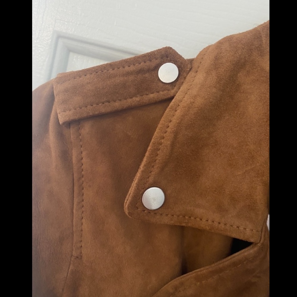 Allsaints Suede Balfern Biker Jacket - Picture 11 of 13